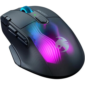 Roccat Kone XP Air Ratón Óptico Gaming Alámbrico/Inalámbrico AIMO RGB 19000DPI Negro