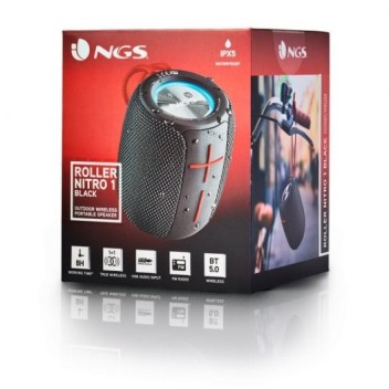 NGS Roller Nitro 1 Altavoz Portátil Bluetooth Negro NGS Roller Nitro 1 Altavoz Portátil Bluetooth Negro