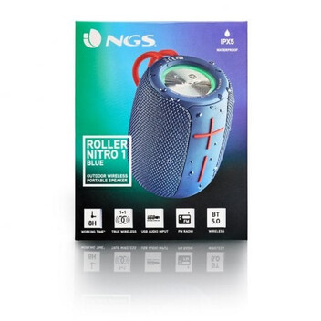 NGS Roller Nitro 1 Altavoz Portátil Bluetooth Azul NGS Roller Nitro 1 Altavoz Portátil Bluetooth Azul