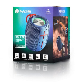 NGS Roller Nitro 1 Altavoz Portátil Bluetooth Azul NGS Roller Nitro 1 Altavoz Portátil Bluetooth Azul