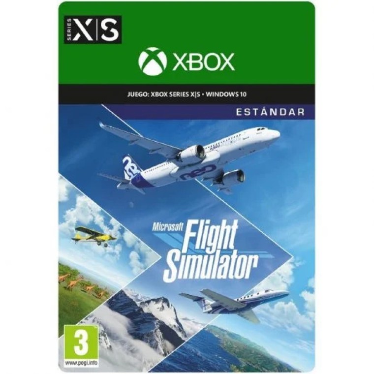 Microsoft Pack Xbox Series S 512GB + Flight Simulator Edición Estándar Descarga Digital