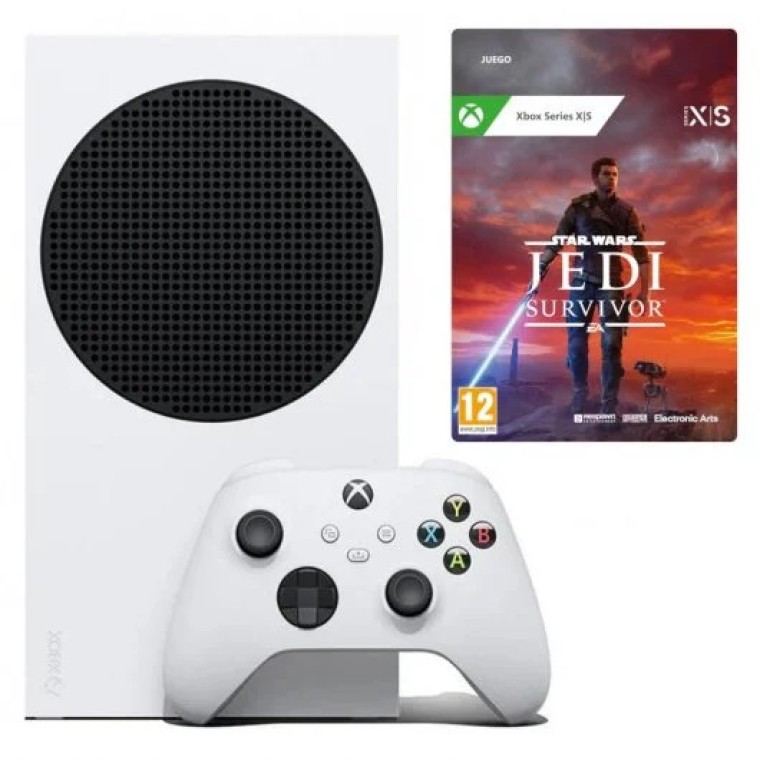 Microsoft Xbox Series S 512GB + STAR WARS Jedi: Survivor Standard Edition Descarga Digital