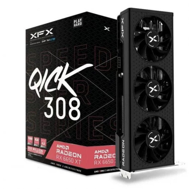 XFX Speedster Qick308 AMD Radeon RX 6650XT Ultra Gaming 8GB GDDR6