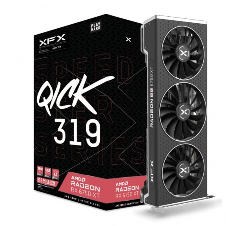 XFX SPEEDSTER QICK319 AMD Radeon RX 6750XT 12GB GDDR6