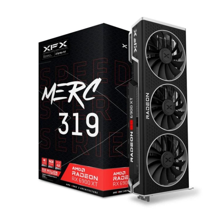 XFX Speedster MERC 319 AMD Radeon RX 6950 XT Black Gaming 16GB GDDR6