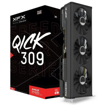 XFX SPEEDSTER QICK309 BLACK AMD Radeon RX 7600 XT 16GB GDDR6X XFX SPEEDSTER QICK309 BLACK AMD Radeon RX 7600 XT 16GB GDDR6X