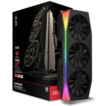 Tarjeta Gráfica XFX MERCURY AMD Radeon RX 9070 XT OC Triple Fan 16GB GDDR6 FSR 4