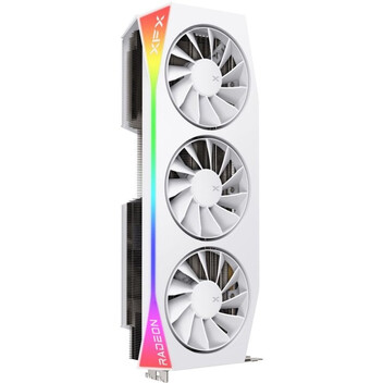 Tarjeta Gráfica XFX MERCURY AMD Radeon RX 9070 XT OC Triple Fan 16GB GDDR6 FSR 4 Blanca