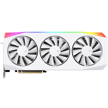 Tarjeta Gráfica XFX MERCURY AMD Radeon RX 9070 XT OC Triple Fan 16GB GDDR6 FSR 4 Blanca