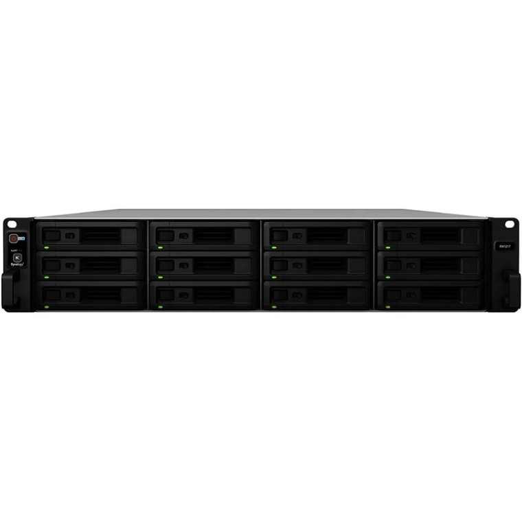 Synology RX1217 Unidad de Disco Multiple Bastidor 2U Negro