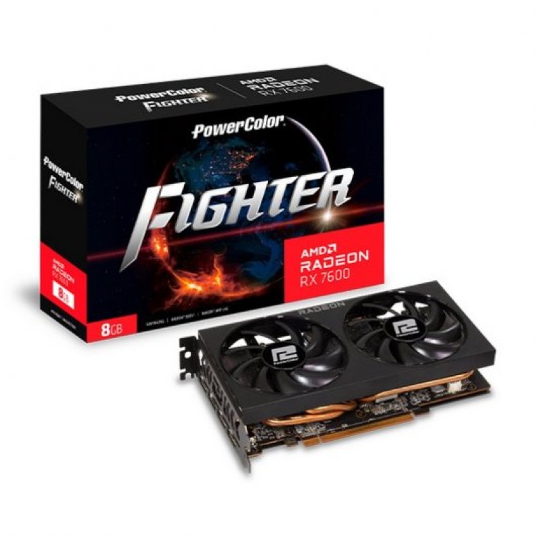 PowerColor Fighter AMD Radeon RX 7600 8GB GDDR6