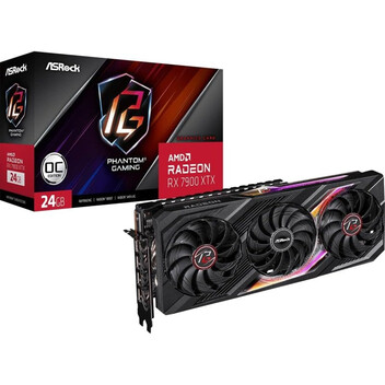 Tarjeta Gráfica ASRock AMD Radeon RX 7900 XTX Phantom Gaming OC 24GB GDDR6