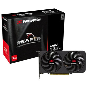 Tarjeta Gráfica PowerColor Reaper AMD Radeon RX 9060 XT 16GB GDDR6 FSR 4