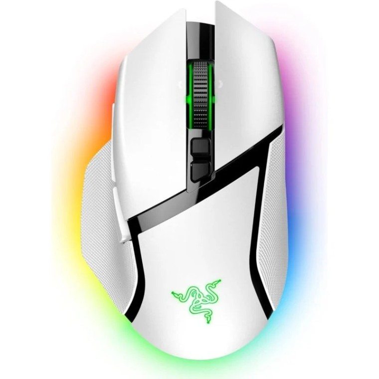 Razer Basilisk V3 Pro Ratón Gaming Inalámbrico 30000 DPI Blanco