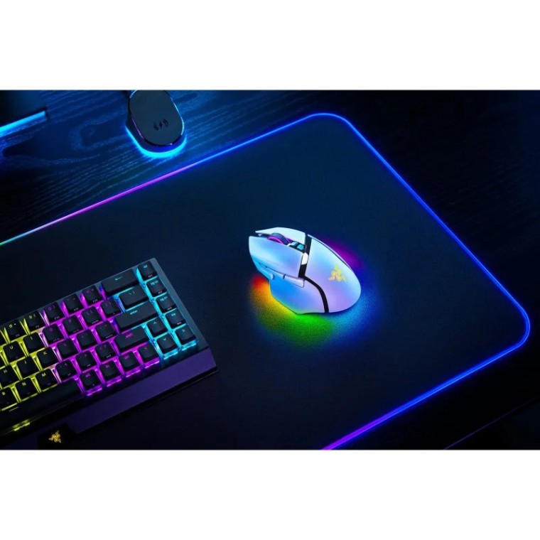 Razer Basilisk V3 Pro Ratón Gaming Inalámbrico 30000 DPI Blanco