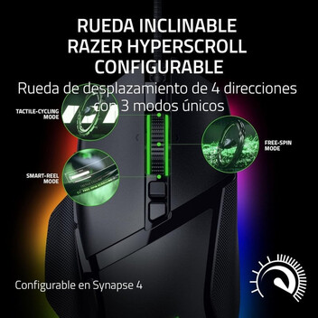 Razer Basilisk V3 35K Ratón Gaming Óptico RGB 35000 DPI Negro Razer Basilisk V3 35K Ratón Gaming Óptico RGB 35000 DPI Negro