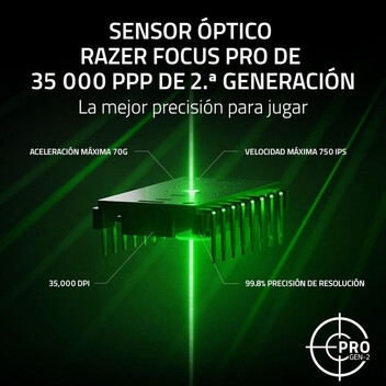 Razer Basilisk V3 35K Ratón Gaming Óptico RGB 35000 DPI Negro Razer Basilisk V3 35K Ratón Gaming Óptico RGB 35000 DPI Negro