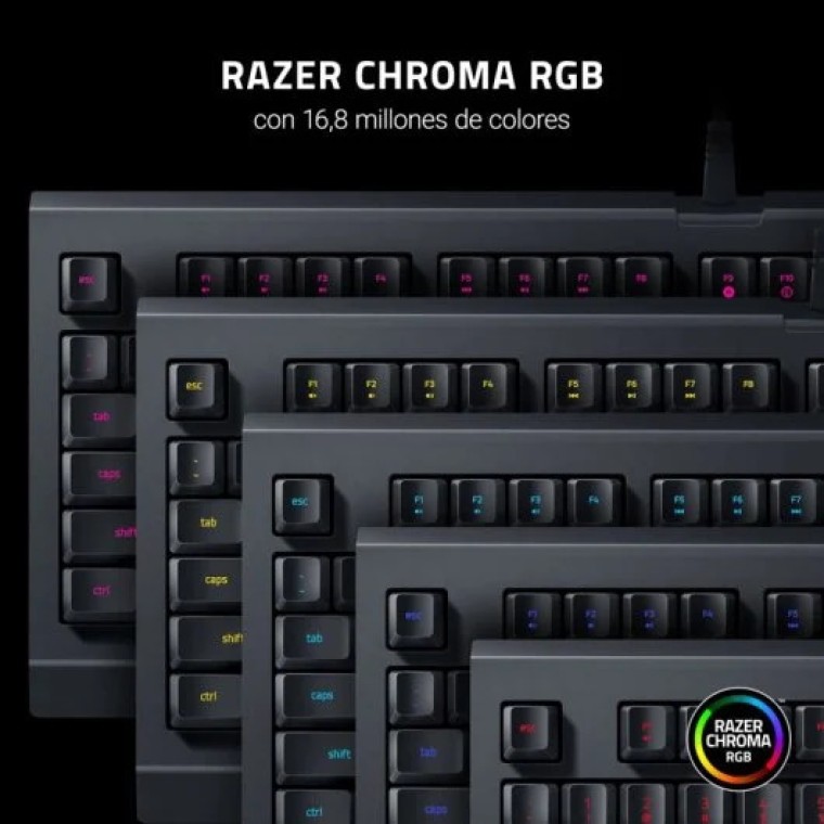 Razer Cynosa Lite Teclado Gaming Retroiluminado Negro