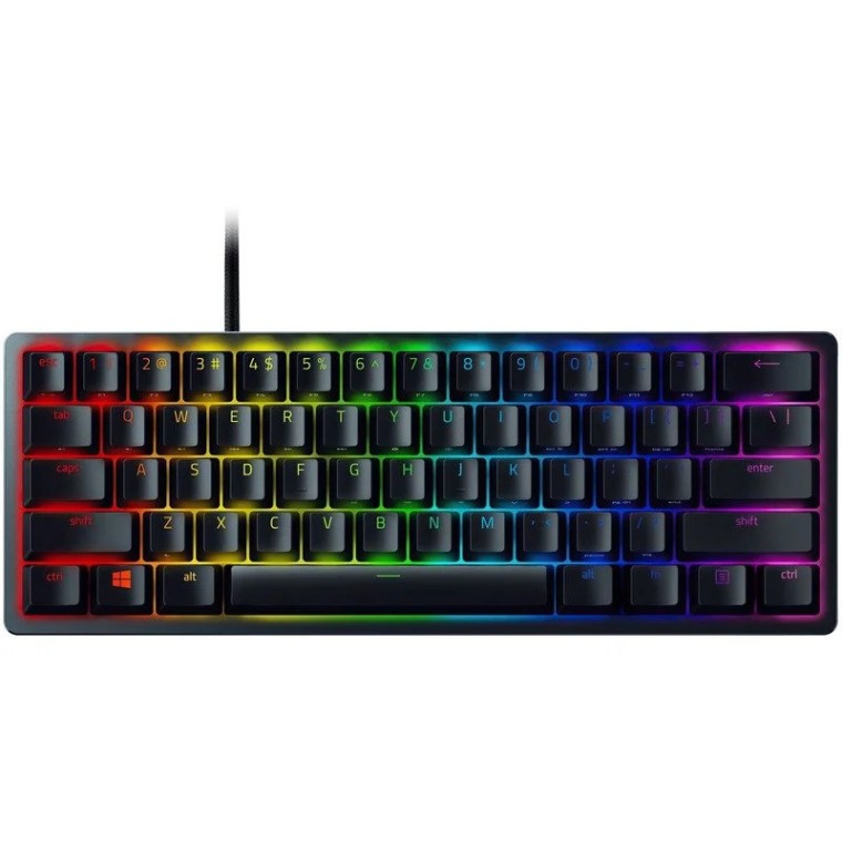 Razer Huntsman Mini Teclado Gaming RGB Switch Óptico Clicky Purple (Layout US)