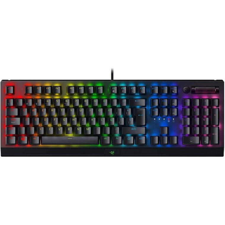 Razer BlackWidow V3 Teclado Mecánico Gaming Retroiluminado Negro Switch Green