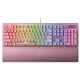 Razer BlackWidow V3 Teclado Gaming USA Green Switch Cuarzo Rosa