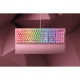 Razer BlackWidow V3 Teclado Gaming USA Green Switch Cuarzo Rosa