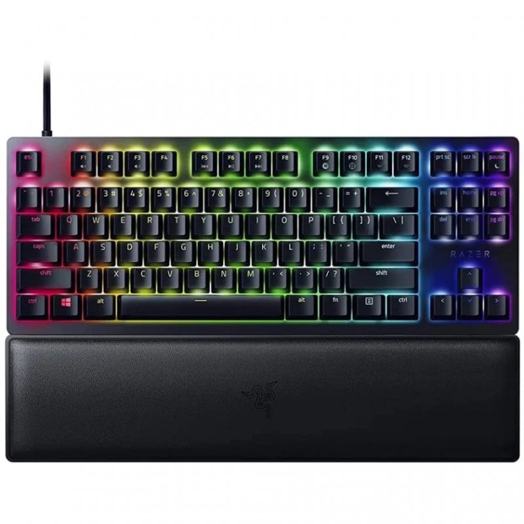 Razer Huntsman V2 TKL Teclado Mecánico Gaming RGB Switch Purple US Layout