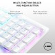 Razer Deathstalker V2 Pro Teclado Mecánico Gaming Inalámbrico RGB Switch Purple Blanco Layout USA