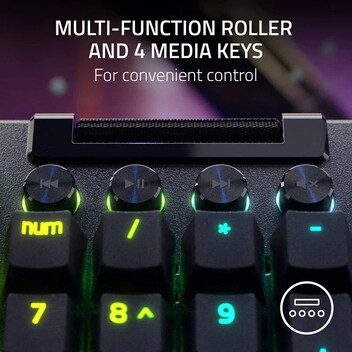 Razer BlackWidow V4 Pro Teclado Gaming RGB Green Switch Layout US Razer BlackWidow V4 Pro Teclado Gaming RGB Green Switch Layout US