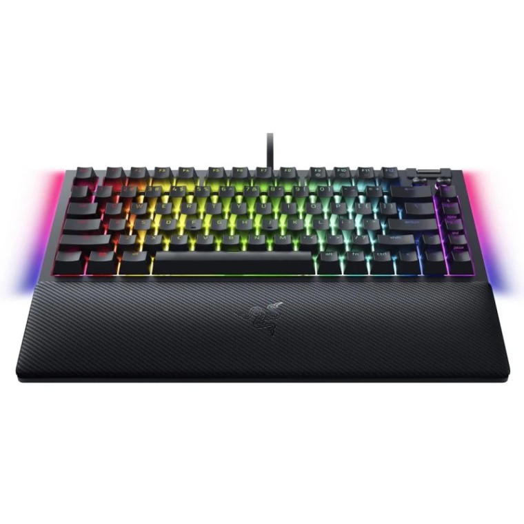 Razer BlackWidow V4 75% Teclado Mecánico Gaming RGB Layout USA Negro