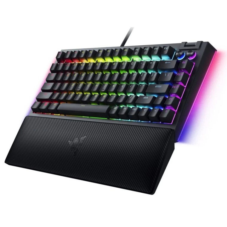 Razer BlackWidow V4 75% Teclado Mecánico Gaming RGB Layout USA Negro