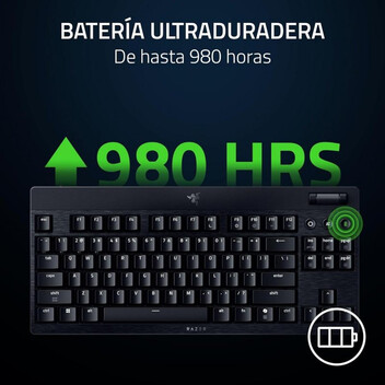 Teclado mecánico Razer BlackWidow V4 Low Profile Tenkeyless Layout ES inalámbrico Teclado mecánico Razer BlackWidow V4 Low Profile Tenkeyless Layout ES inalámbrico