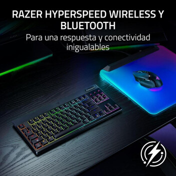 Teclado mecánico Razer BlackWidow V4 Low Profile Tenkeyless Layout ES inalámbrico Teclado mecánico Razer BlackWidow V4 Low Profile Tenkeyless Layout ES inalámbrico