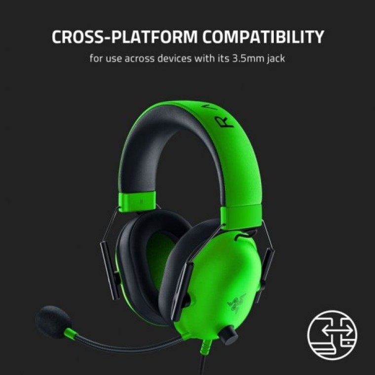 Razer BlackShark V2 X Auriculares Gaming 7.1 Verdes