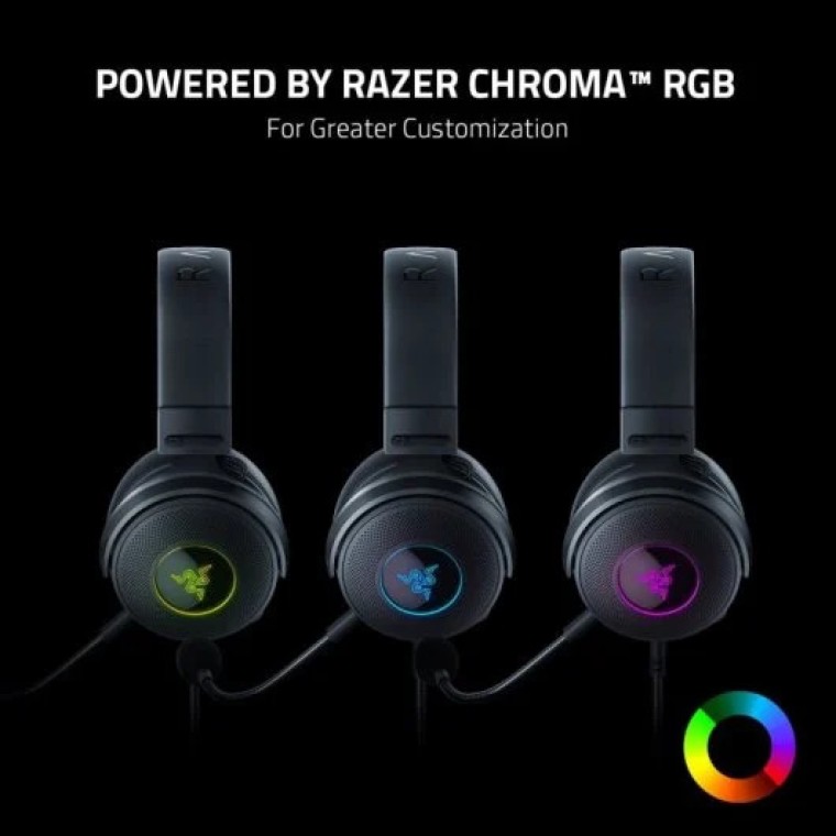 Razer Kraken V3 Hypersense Auriculares Gaming Negros