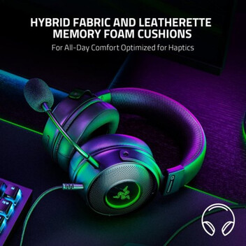 Razer Kraken V3 Hypersense Auriculares Gaming Negros