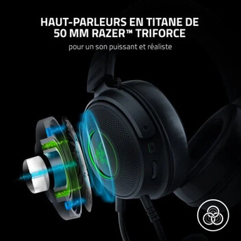 Razer Kraken V3 Auriculares Gaming 7.1 Negros Razer Kraken V3 Auriculares Gaming 7.1 Negros