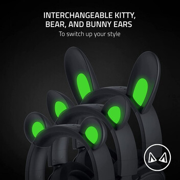 Razer Kraken Kitty V2 Pro Auriculares Gaming RGB Negros