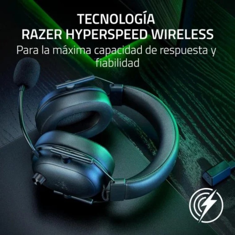 Razer BlackShark V2 HyperSpeed Auriculares Gaming Inalámbricos Negros