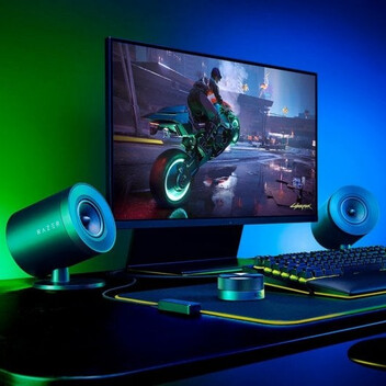 Razer Nommo V2 Pro Altavoces Gaming de Rango Completo 2.1 con Subwoofer Inalámbrico Bluetooth/USB Razer Nommo V2 Pro Altavoces Gaming de Rango Completo 2.1 con Subwoofer Inalámbrico Bluetooth/USB