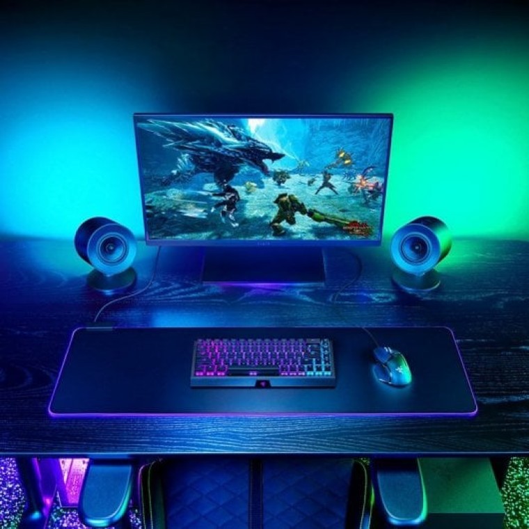 Razer Nommo V2 Altavoces Gaming de Rango Completo 2.1 RGB Bluetooth/USB Negros