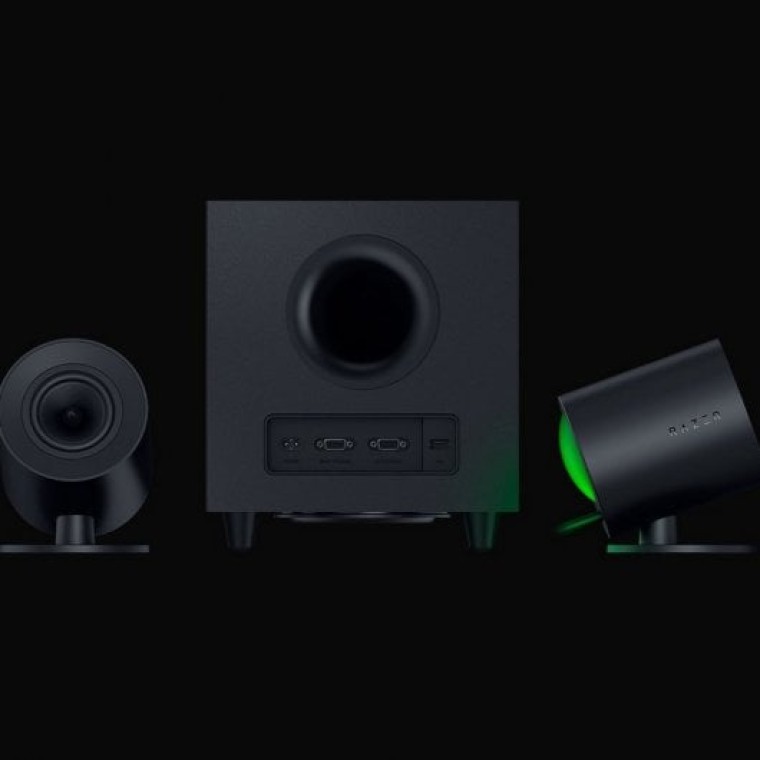 Razer Nommo V2 Altavoces Gaming de Rango Completo 2.1 RGB Bluetooth/USB Negros