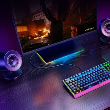 Razer Nommo V2 X Altavoces Gaming de Rango Completo 2.0 Bluetooth/USB Negros Razer Nommo V2 X Altavoces Gaming de Rango Completo 2.0 Bluetooth/USB Negros