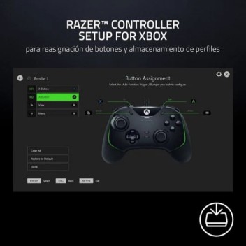 Razer Wolverine V2 Gamepad para Xbox One/Xbox Series X/S/PC Blanco Razer Wolverine V2 Gamepad para Xbox One/Xbox Series X/S/PC Blanco