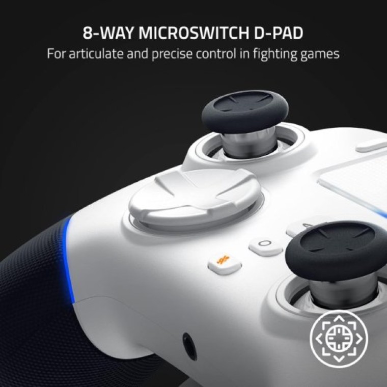 Razer Wolverine V2 Pro Gamepad Inalámbrico Blanco para PC/PS5