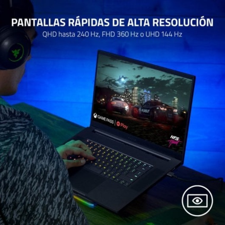 Razer Blade 17 QHD 240Hz Intel Core i9-12900H/16GB/1TB SSD/RTX 3070Ti/17.3"