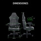 Razer Iskur V2 Fabric Silla Gaming Gris Razer Iskur V2 Fabric Silla Gaming Gris
