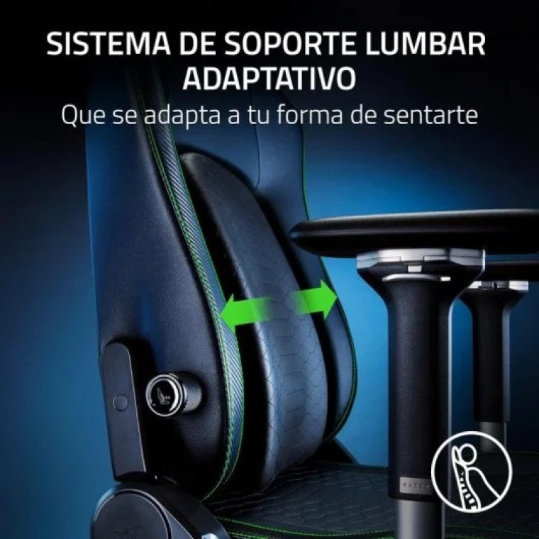 Razer Iskur V2 Fabric Silla Gaming Gris