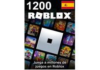 Tarjeta Regalo Roblox - 1200 Robux - Código Digital