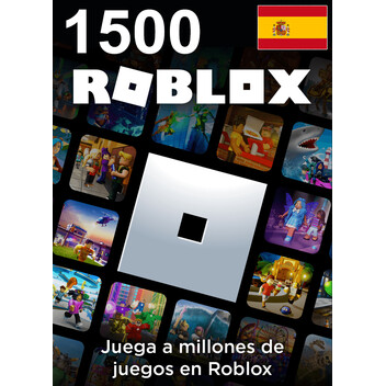 Tarjeta Regalo Roblox - 1500 Robux - Código Digital